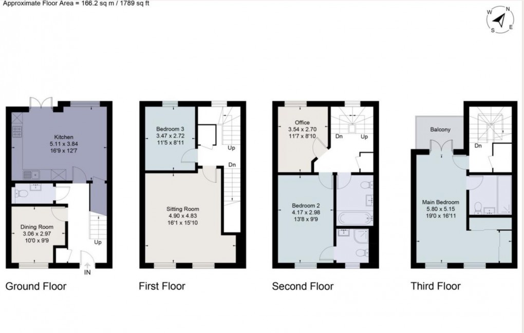 Floorplan for Gloucester Place, Cheltenham GL52 2RN