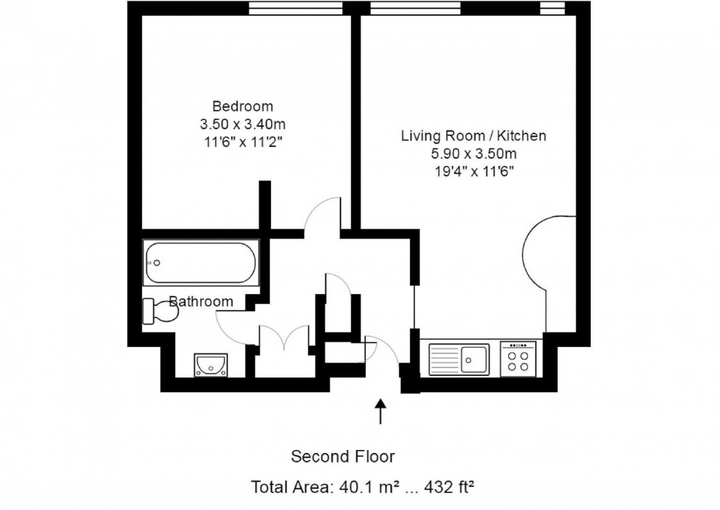 Floorplan for Upper Thames Street, London EC4V 3EJ