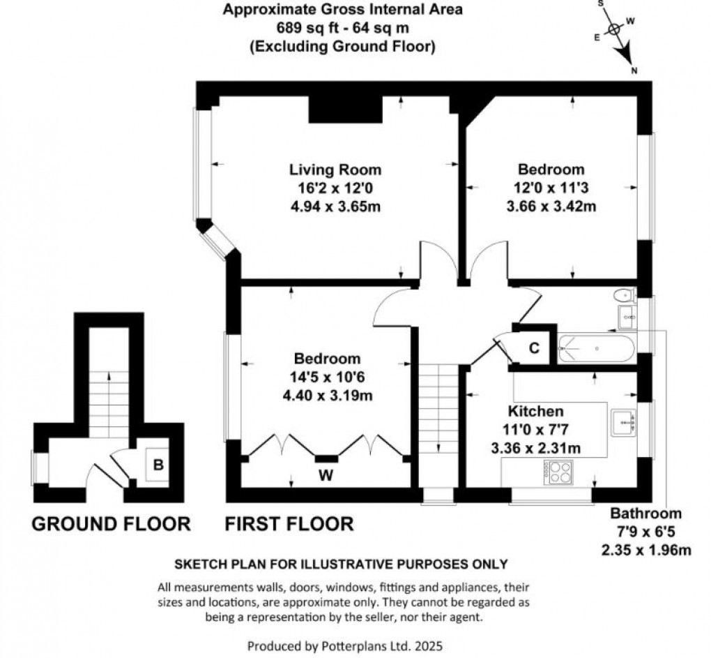 Floorplan for Pittville, Cheltenham GL52 2AJ