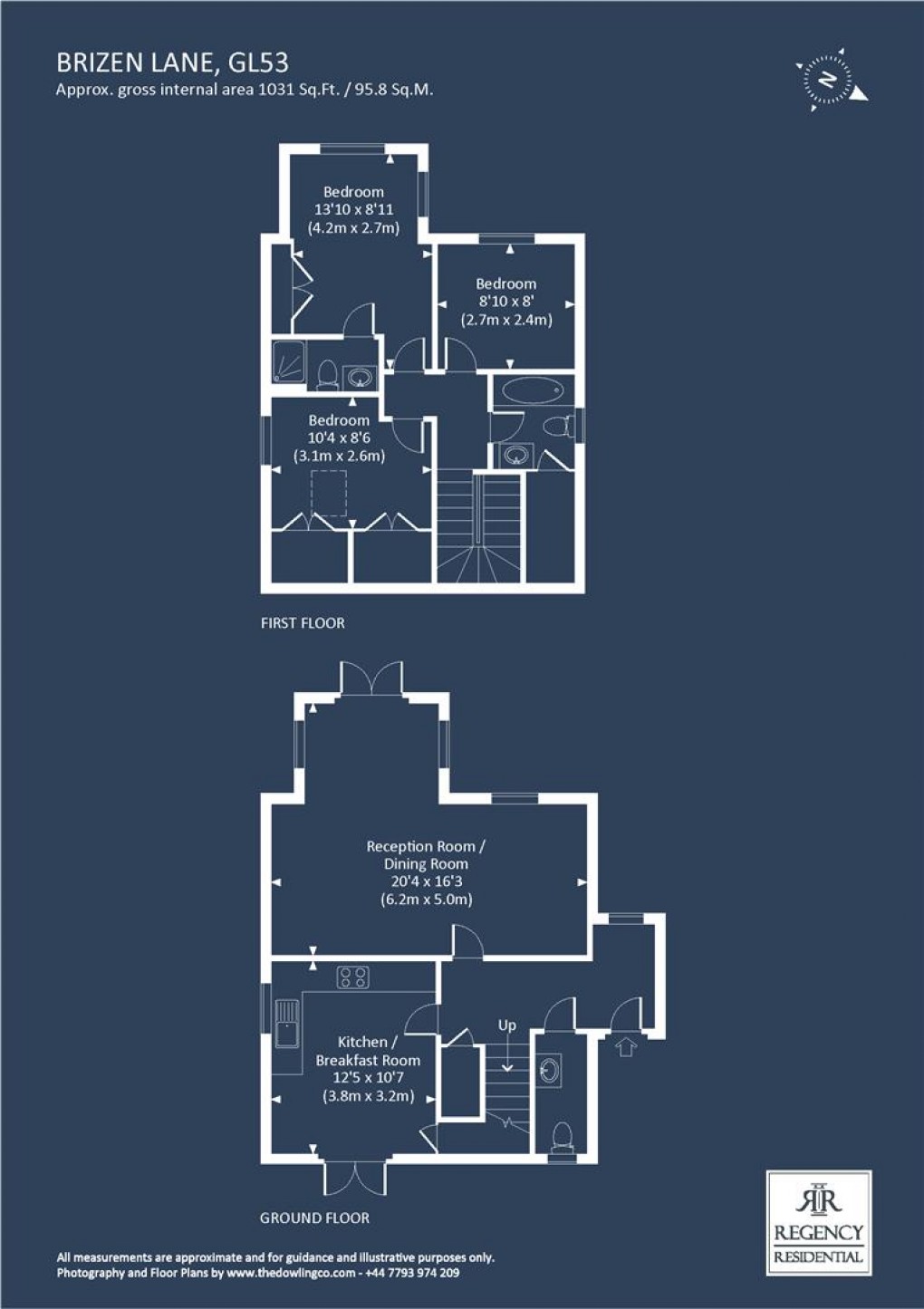 Floorplan for Leckhampton, Cheltenham GL53 0NG