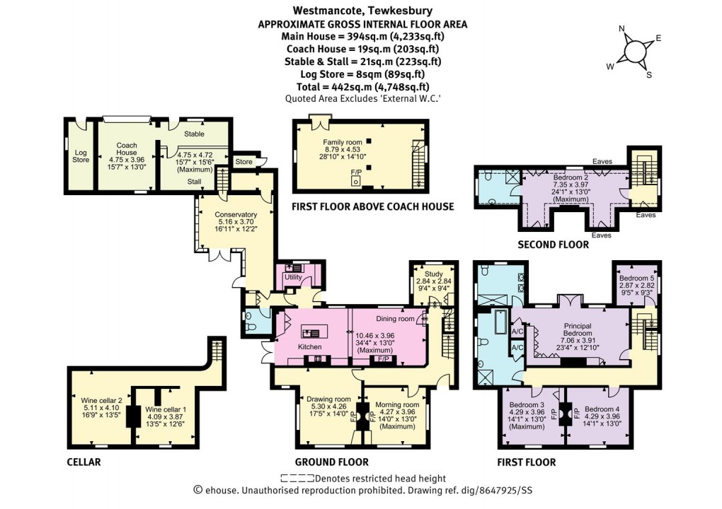 Floorplan for Westmancote, Tewkesbury GL20 7EU